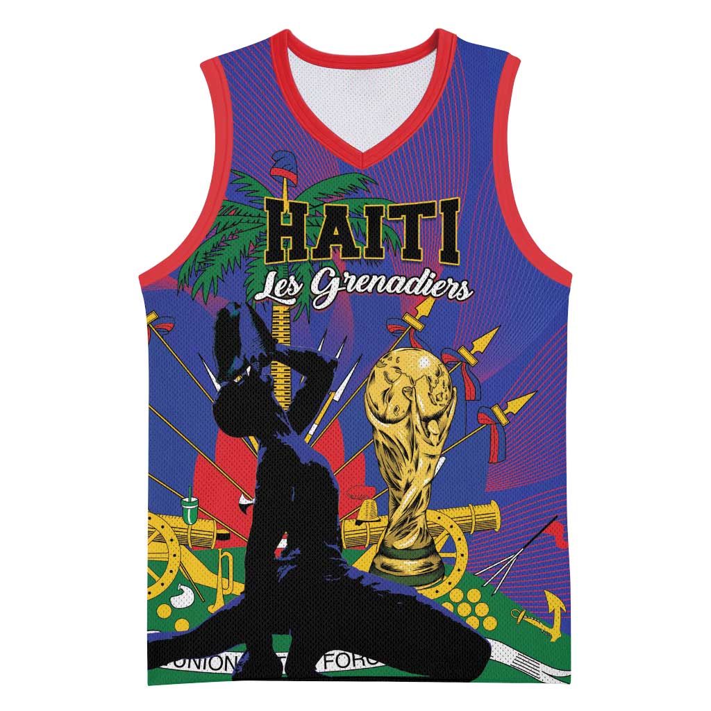Custom Haiti World Football 2026 Basketball Jersey Go Les Grenadiers - Wonder Print Shop