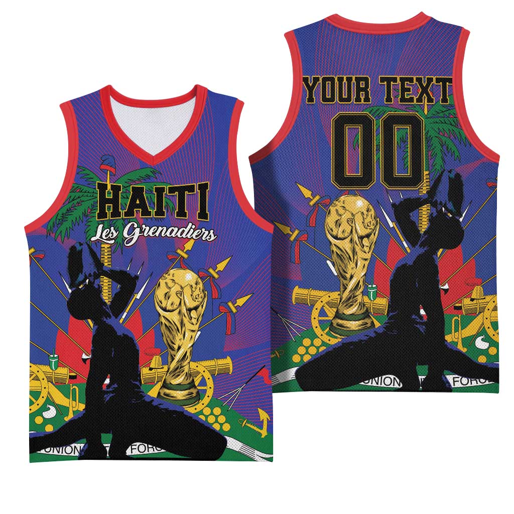 Custom Haiti World Football 2026 Basketball Jersey Go Les Grenadiers - Wonder Print Shop