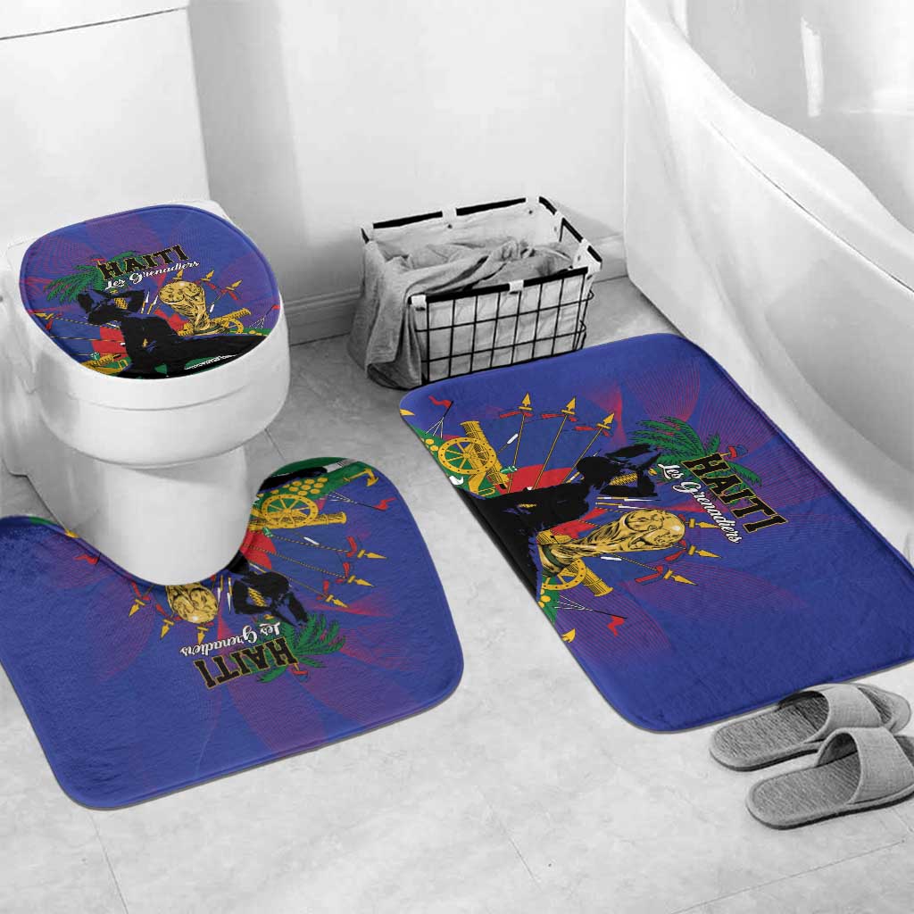 Haiti World Football 2026 Bathroom Set Go Les Grenadiers - Wonder Print Shop