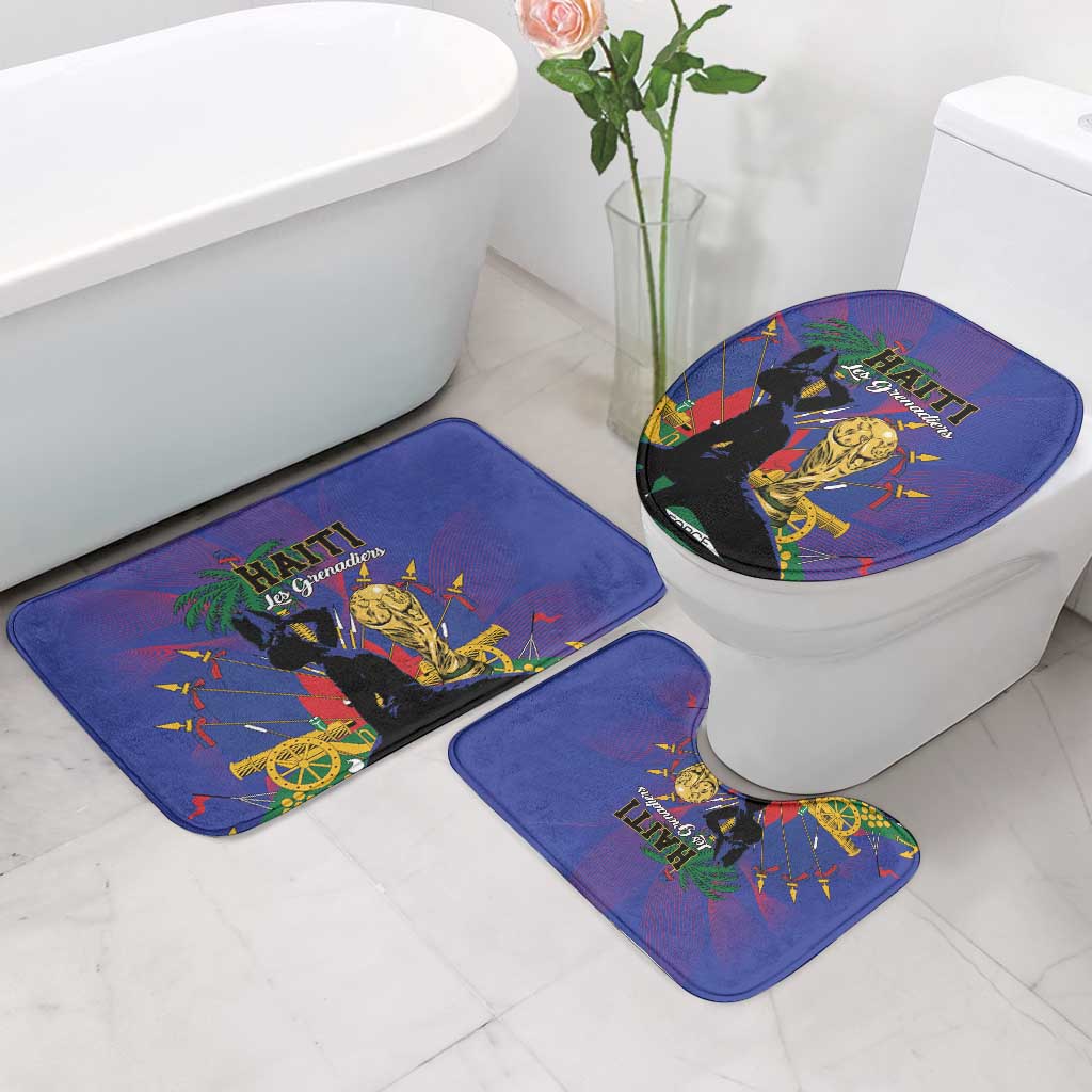 Haiti World Football 2026 Bathroom Set Go Les Grenadiers - Wonder Print Shop