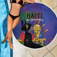 Haiti World Football 2026 Beach Blanket Go Les Grenadiers - Wonder Print Shop