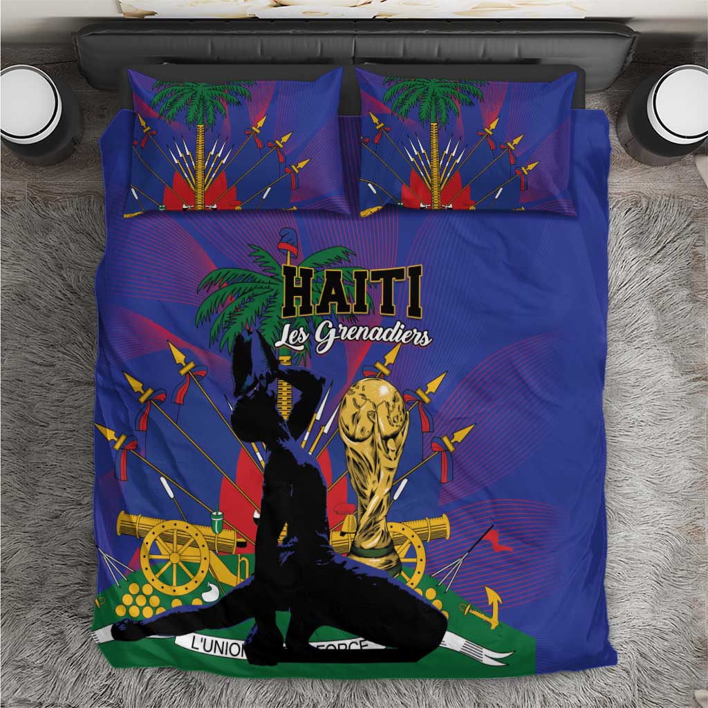 Haiti World Football 2026 Bedding Set Go Les Grenadiers - Wonder Print Shop