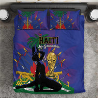 Haiti World Football 2026 Bedding Set Go Les Grenadiers - Wonder Print Shop