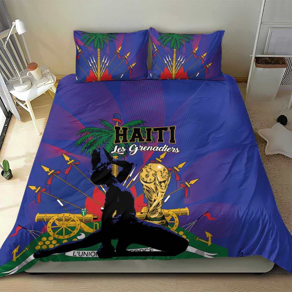 Haiti World Football 2026 Bedding Set Go Les Grenadiers - Wonder Print Shop