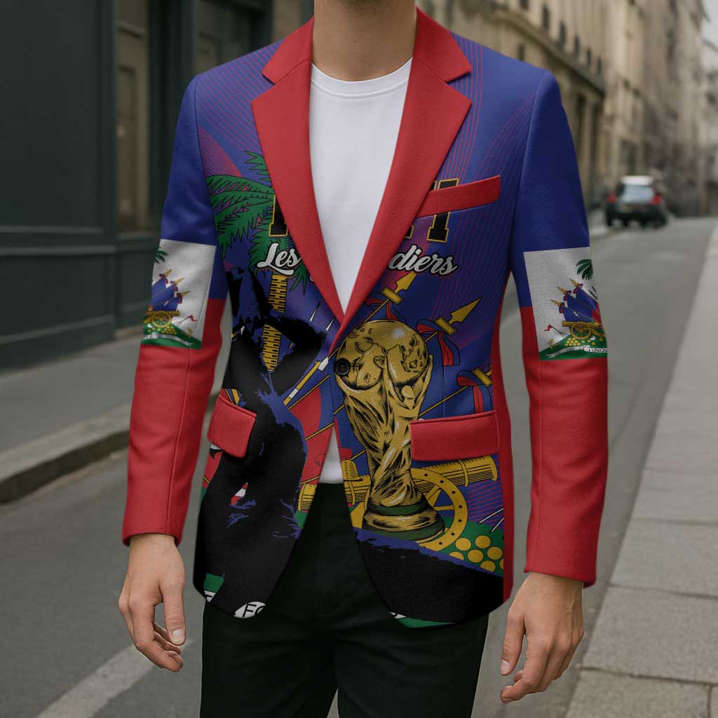 Custom Haiti World Football 2026 Blazer Go Les Grenadiers - Wonder Print Shop