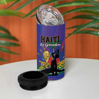Haiti World Football 2026 4 in 1 Can Cooler Tumbler Go Les Grenadiers - Wonder Print Shop