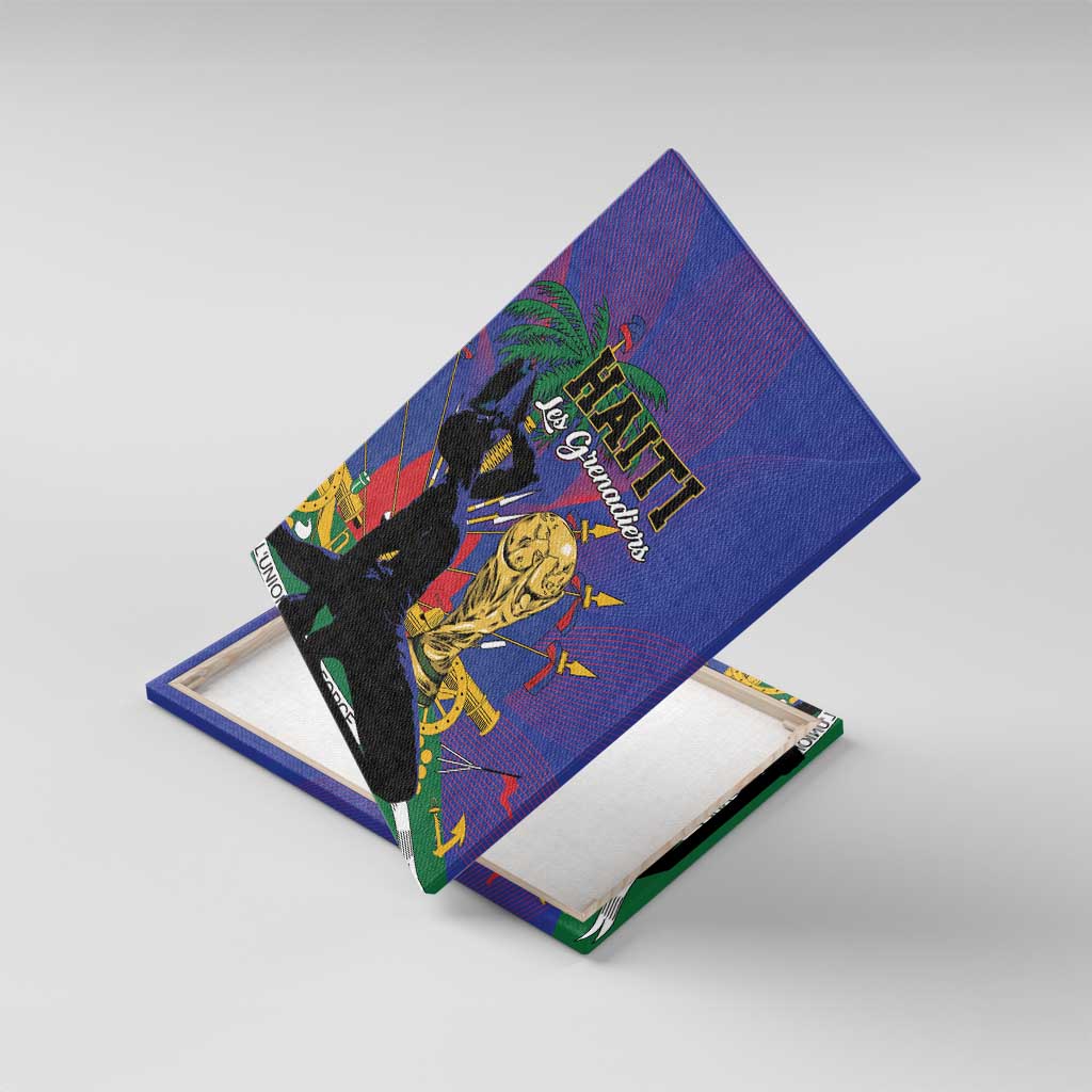 Haiti World Football 2026 Canvas Wall Art Go Les Grenadiers - Wonder Print Shop