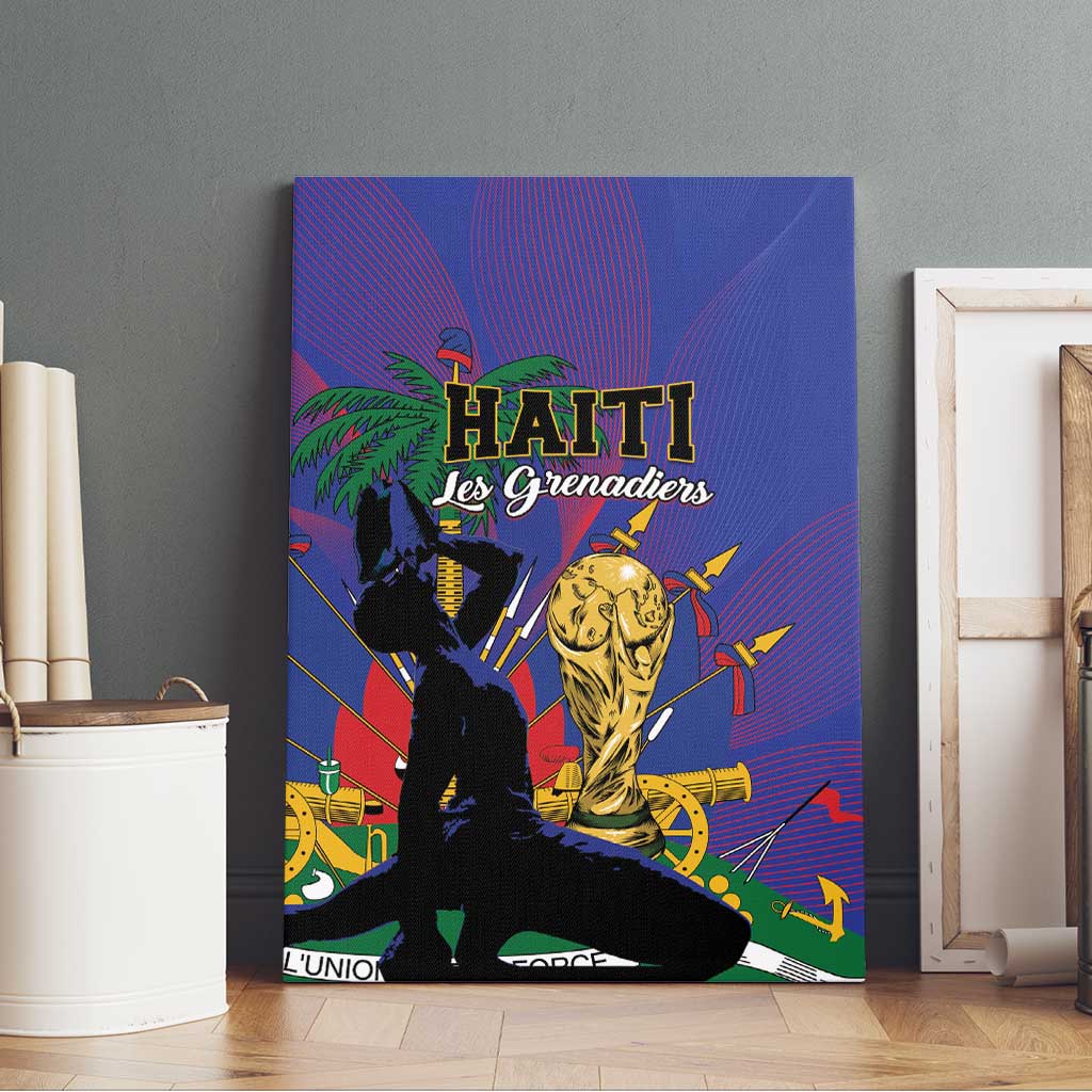 Haiti World Football 2026 Canvas Wall Art Go Les Grenadiers - Wonder Print Shop