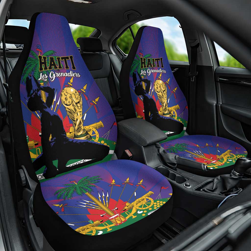 Haiti World Football 2026 Car Seat Cover Go Les Grenadiers - Wonder Print Shop