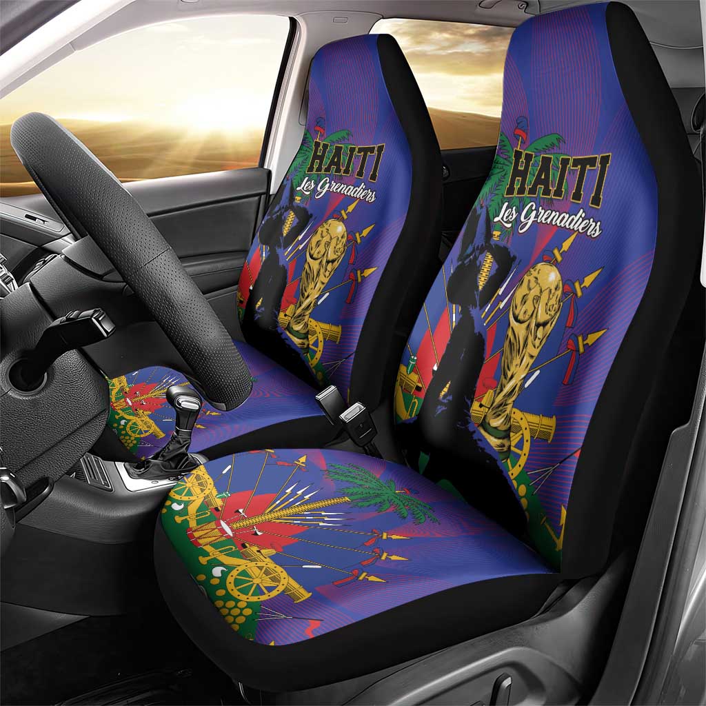 Haiti World Football 2026 Car Seat Cover Go Les Grenadiers - Wonder Print Shop