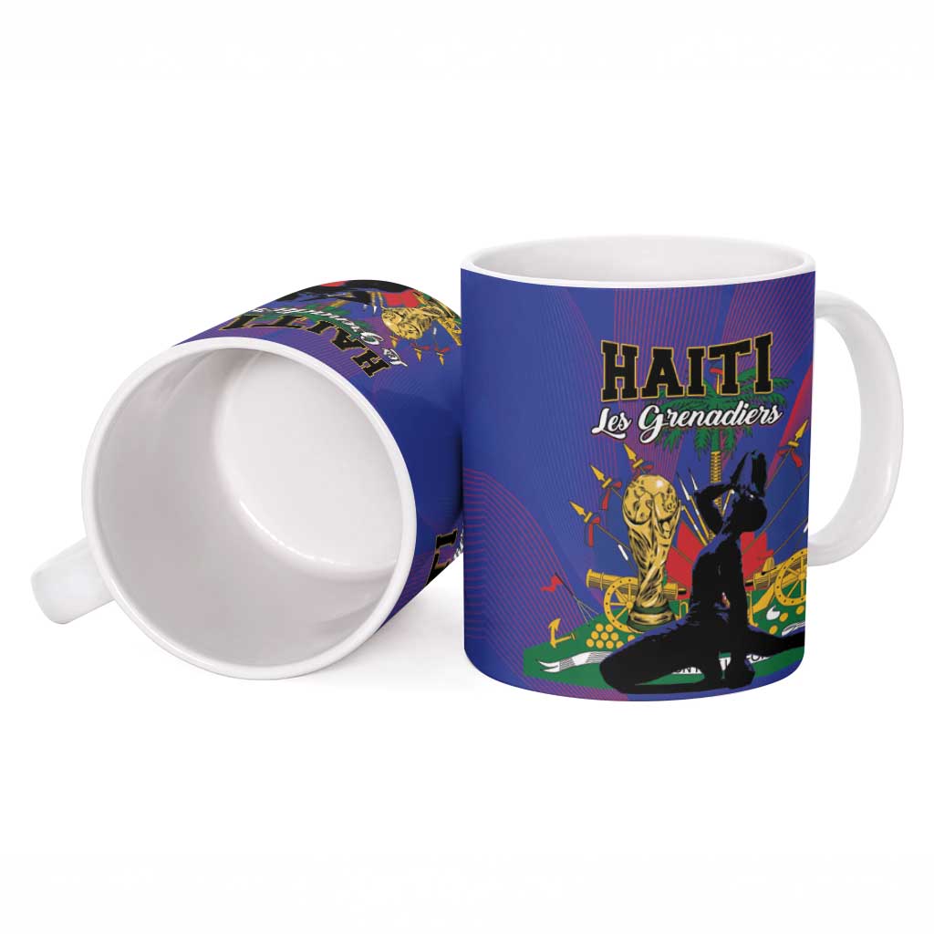 Haiti World Football 2026 Ceramic Mug Go Les Grenadiers - Wonder Print Shop