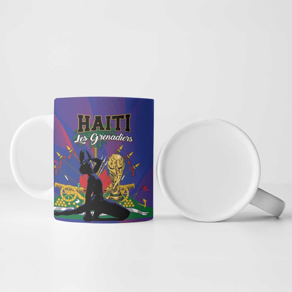 Haiti World Football 2026 Ceramic Mug Go Les Grenadiers - Wonder Print Shop