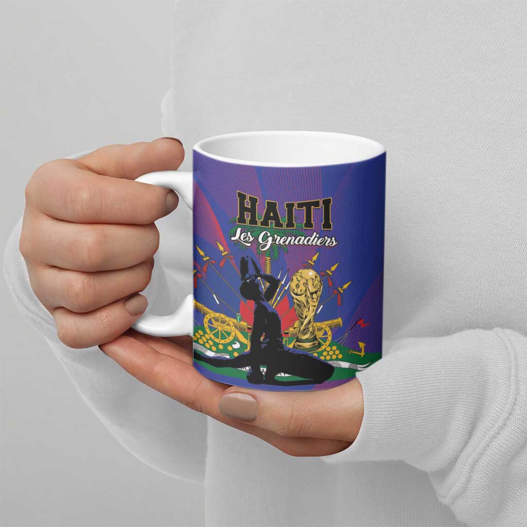 Haiti World Football 2026 Ceramic Mug Go Les Grenadiers - Wonder Print Shop