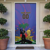 Custom Haiti World Football 2026 Door Cover Go Les Grenadiers - Wonder Print Shop