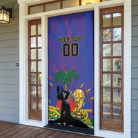 Custom Haiti World Football 2026 Door Cover Go Les Grenadiers - Wonder Print Shop