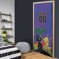 Custom Haiti World Football 2026 Door Cover Go Les Grenadiers - Wonder Print Shop