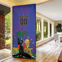 Custom Haiti World Football 2026 Door Cover Go Les Grenadiers - Wonder Print Shop