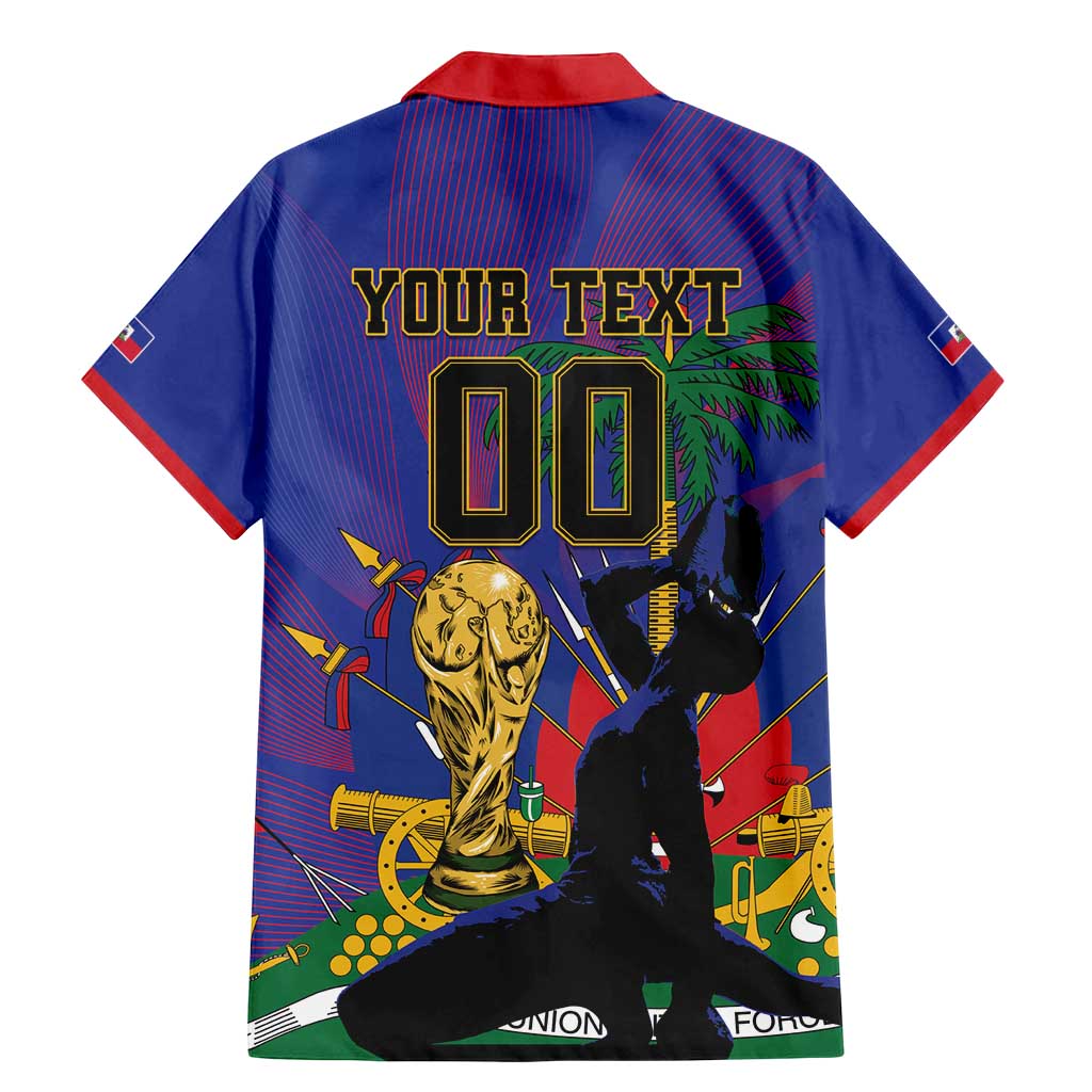 Custom Haiti World Football 2026 Family Matching Mermaid Dress and Hawaiian Shirt Go Les Grenadiers - Wonder Print Shop