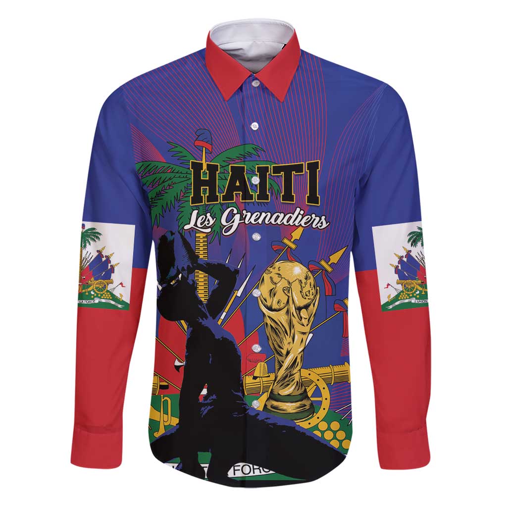 Custom Haiti World Football 2026 Family Matching Puletasi and Hawaiian Shirt Go Les Grenadiers - Wonder Print Shop
