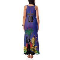 Custom Haiti World Football 2026 Family Matching Tank Maxi Dress and Hawaiian Shirt Go Les Grenadiers - Wonder Print Shop