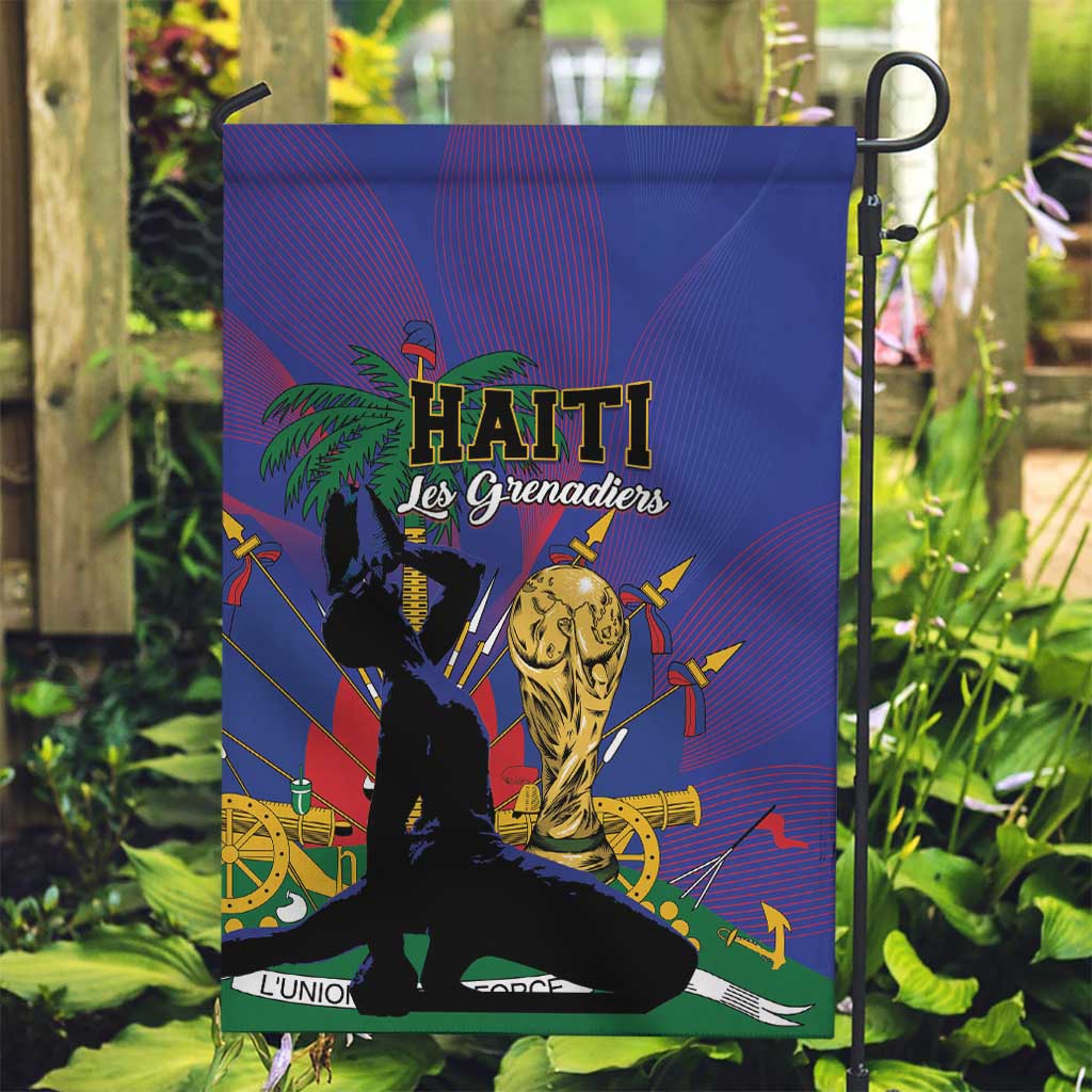 Haiti World Football 2026 Garden Flag Go Les Grenadiers - Wonder Print Shop