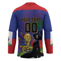 Custom Haiti World Football 2026 Hockey Jersey Go Les Grenadiers - Wonder Print Shop