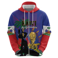 Custom Haiti World Football 2026 Hoodie Go Les Grenadiers - Wonder Print Shop