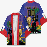 Custom Haiti World Football 2026 Kimono Go Les Grenadiers - Wonder Print Shop