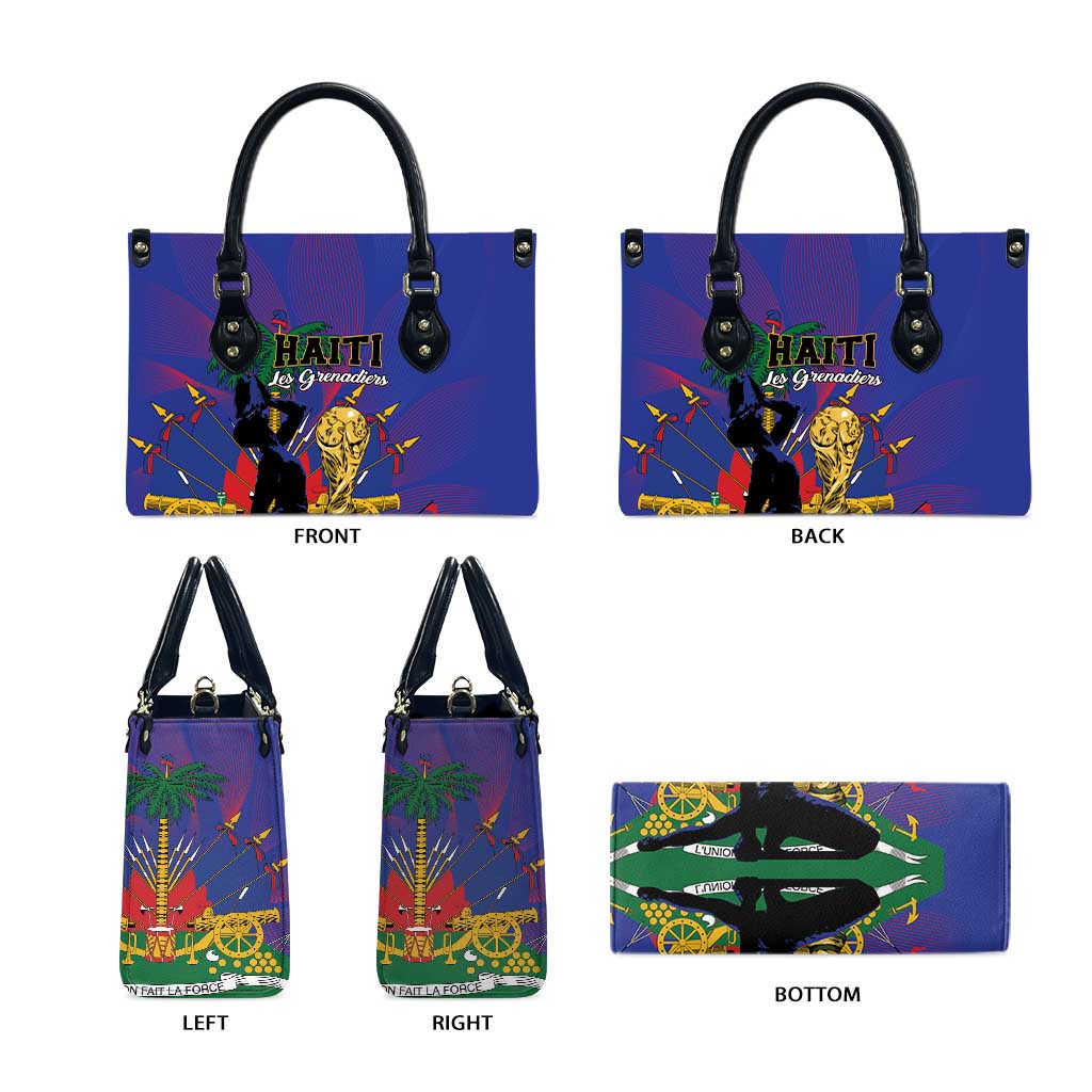 Haiti World Football 2026 Leather Bag Go Les Grenadiers - Wonder Print Shop