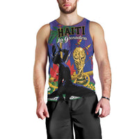 Custom Haiti World Football 2026 Men Tank Top Go Les Grenadiers - Wonder Print Shop