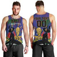 Custom Haiti World Football 2026 Men Tank Top Go Les Grenadiers - Wonder Print Shop