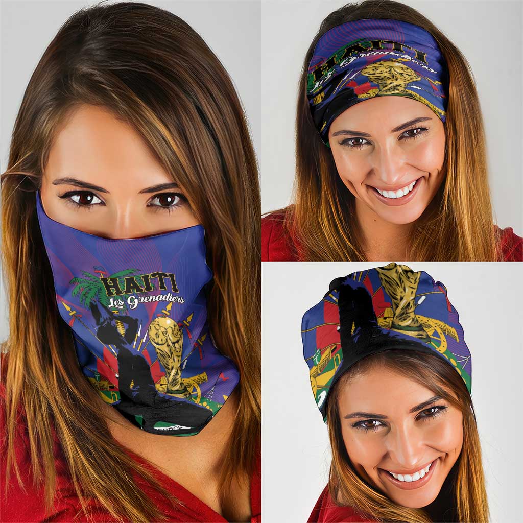 Haiti World Football 2026 Neck Gaiter Go Les Grenadiers - Wonder Print Shop
