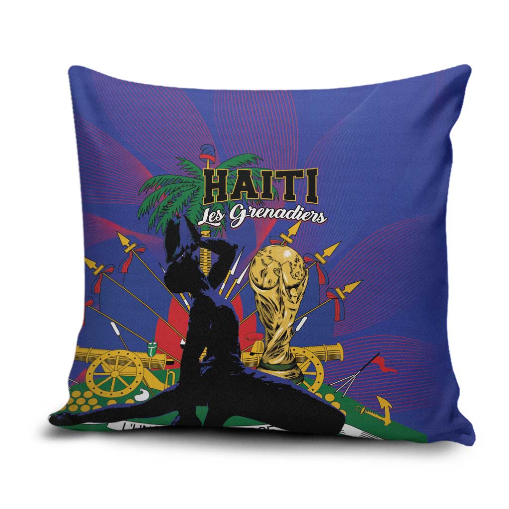Haiti World Football 2026 Pillow Cover Go Les Grenadiers - Wonder Print Shop