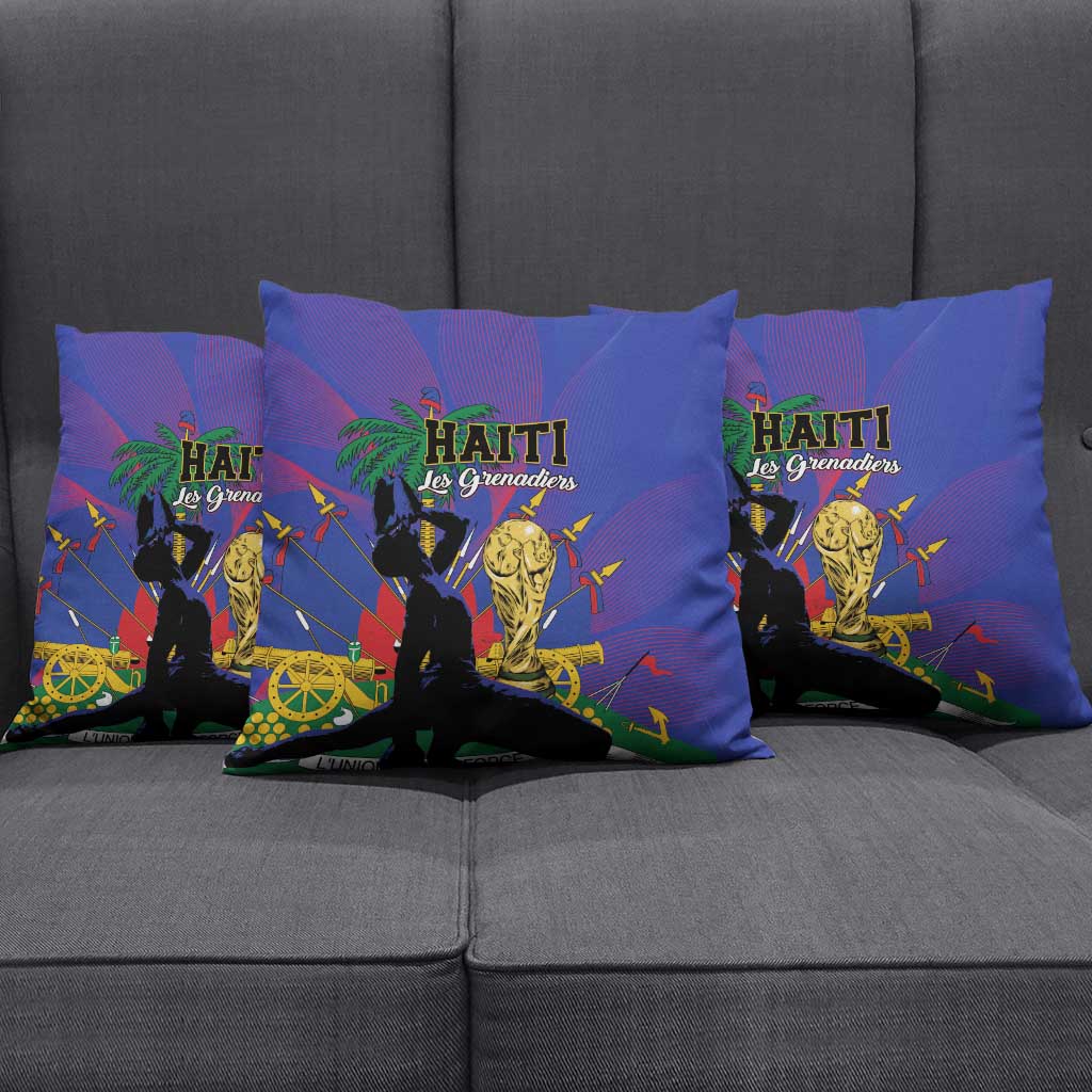 Haiti World Football 2026 Pillow Cover Go Les Grenadiers - Wonder Print Shop