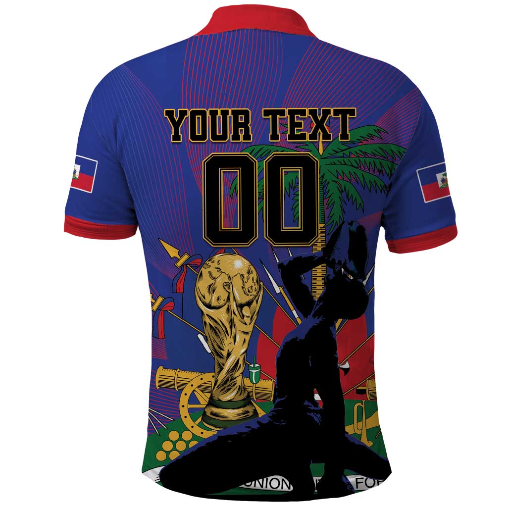 Custom Haiti World Football 2026 Polo Shirt Go Les Grenadiers - Wonder Print Shop