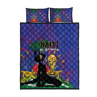 Haiti World Football 2026 Quilt Bed Set Go Les Grenadiers - Wonder Print Shop