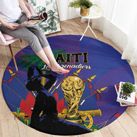 Haiti World Football 2026 Round Carpet Go Les Grenadiers - Wonder Print Shop