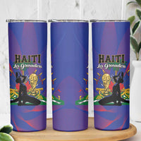 Haiti World Football 2026 Skinny Tumbler Go Les Grenadiers - Wonder Print Shop