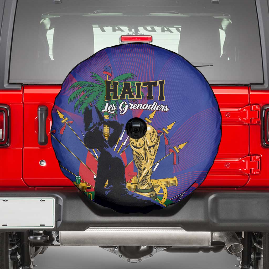Haiti World Football 2026 Spare Tire Cover Go Les Grenadiers - Wonder Print Shop