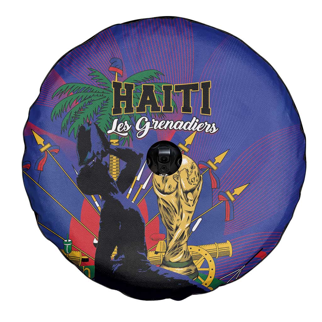 Haiti World Football 2026 Spare Tire Cover Go Les Grenadiers - Wonder Print Shop