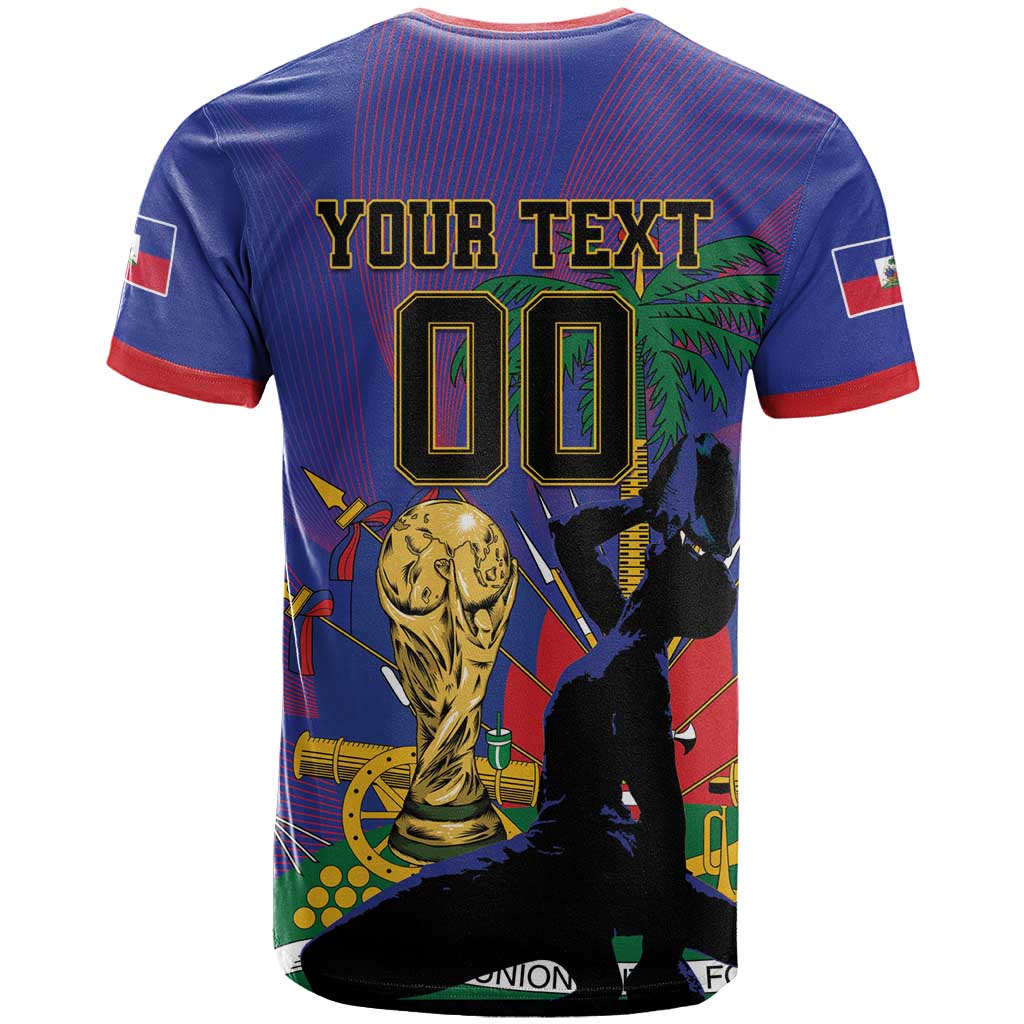 Custom Haiti World Football 2026 T Shirt Go Les Grenadiers - Wonder Print Shop