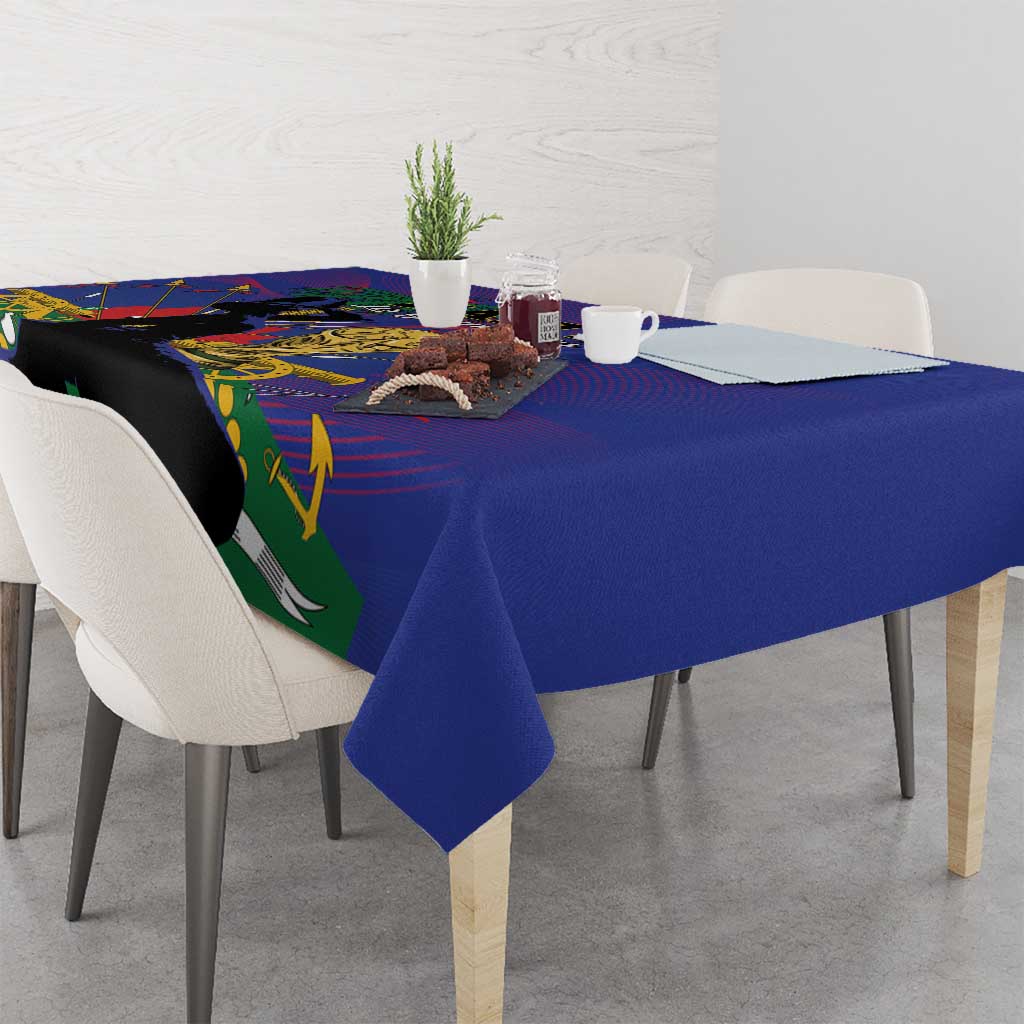 Haiti World Football 2026 Tablecloth Go Les Grenadiers - Wonder Print Shop