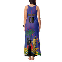 Custom Haiti World Football 2026 Tank Maxi Dress Go Les Grenadiers - Wonder Print Shop