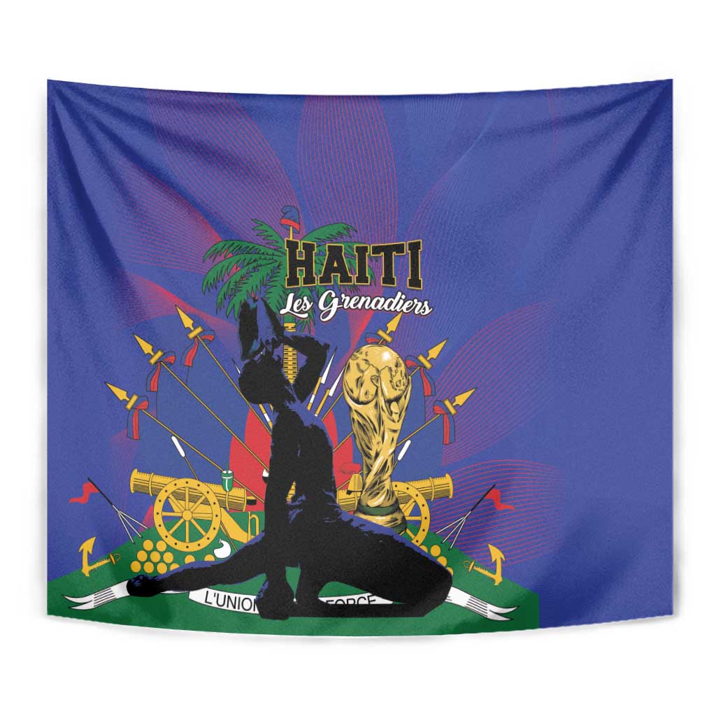 Haiti World Football 2026 Tapestry Go Les Grenadiers - Wonder Print Shop