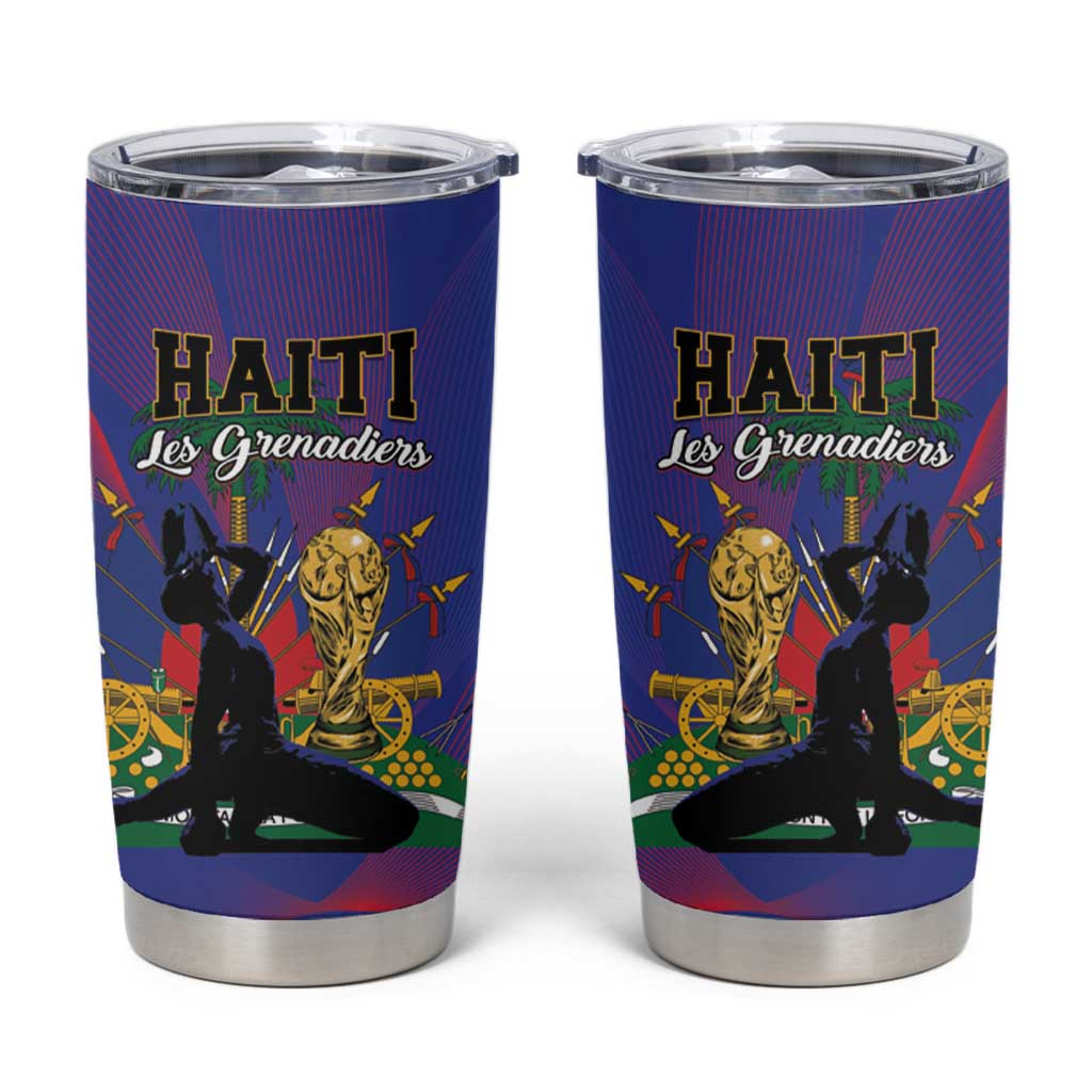 Haiti World Football 2026 Tumbler Cup Go Les Grenadiers - Wonder Print Shop