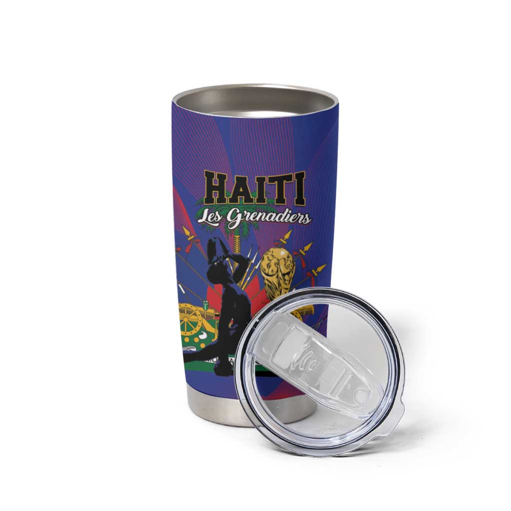 Haiti World Football 2026 Tumbler Cup Go Les Grenadiers - Wonder Print Shop