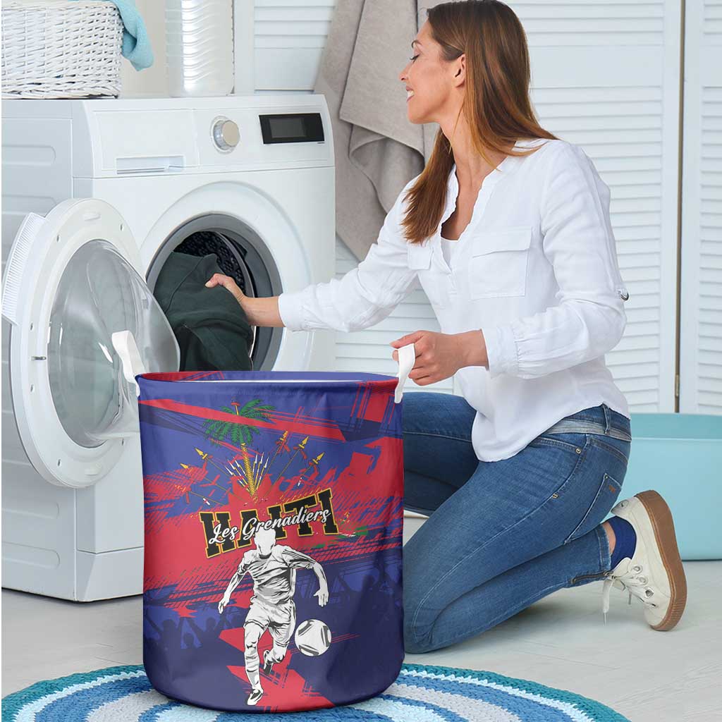 Ekip Foutbol Ayiti 2026 Laundry Basket Haiti Grenadye Alaso - Wonder Print Shop