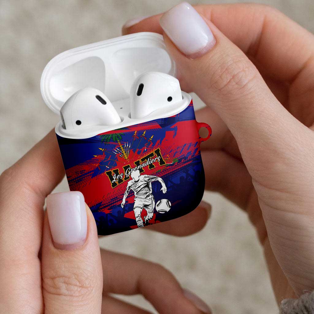 Ekip Foutbol Ayiti 2026 AirPods Case Haiti Grenadye Alaso - Wonder Print Shop