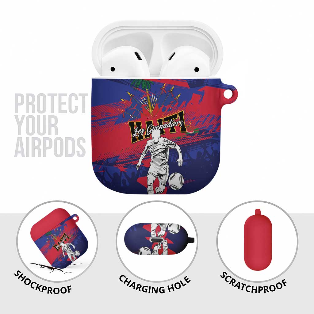 Ekip Foutbol Ayiti 2026 AirPods Case Haiti Grenadye Alaso - Wonder Print Shop