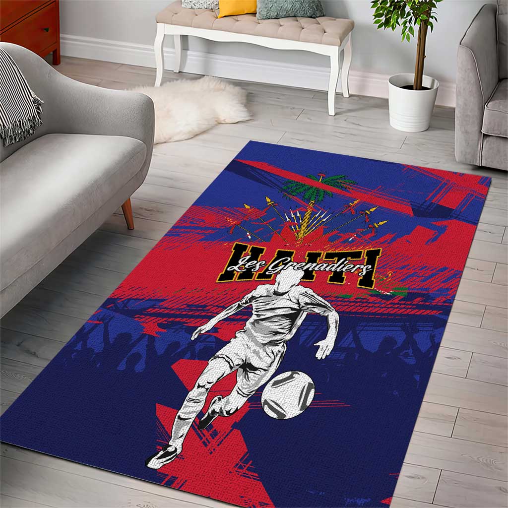 Ekip Foutbol Ayiti 2026 Area Rug Haiti Grenadye Alaso - Wonder Print Shop